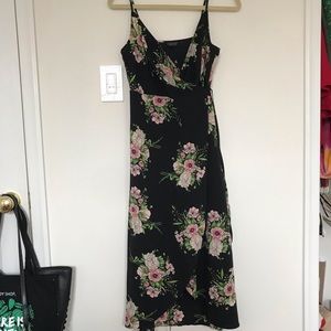 TopShop Floral Wrap Around Dress